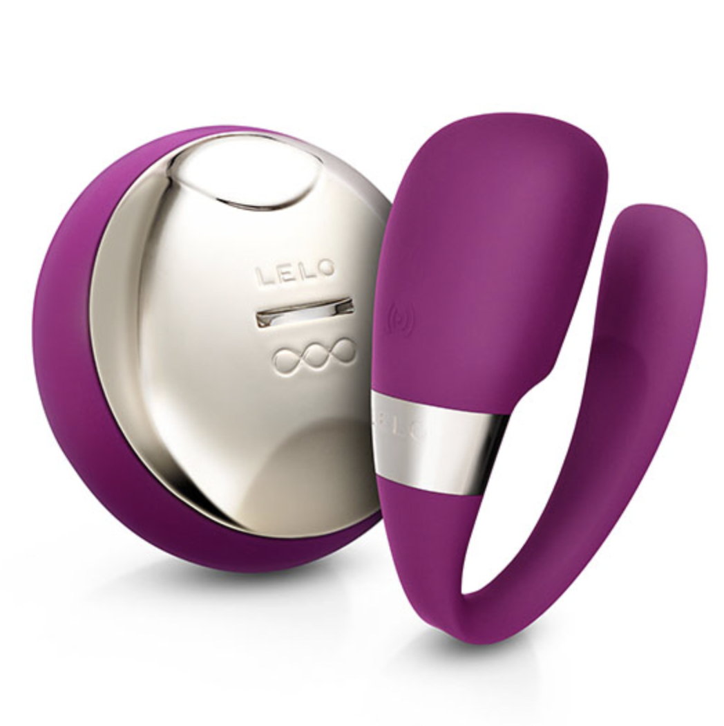 LELO Tiani 3 Remote Controlled Rechargeable Couples Vibrator Deep Rose