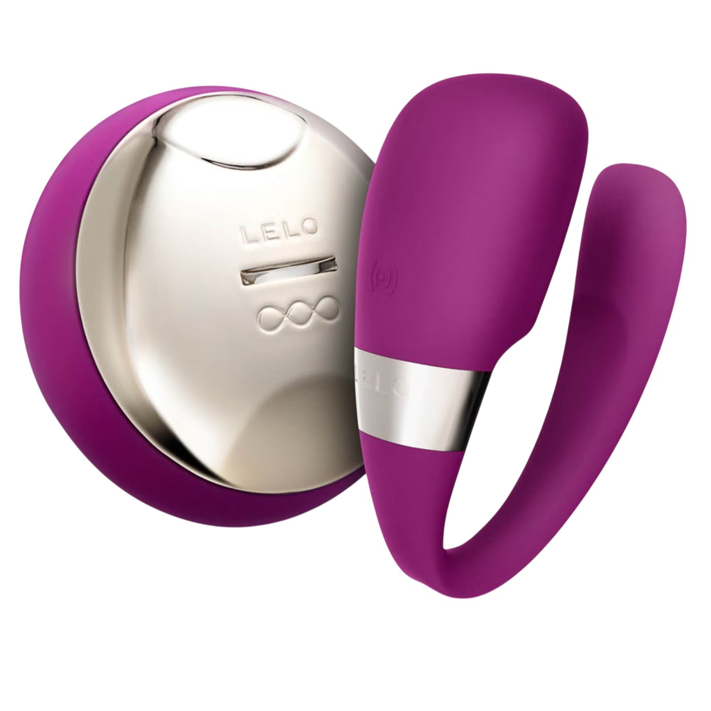 LELO Tiani 3 Remote Controlled Rechargeable Couples Vibrator Deep Rose