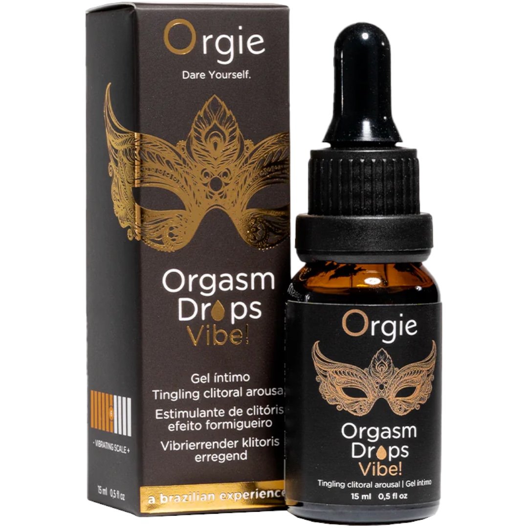 Orgie Orgasm Drops Vibe! Tingling Clitoral Arousal Gel 15ml