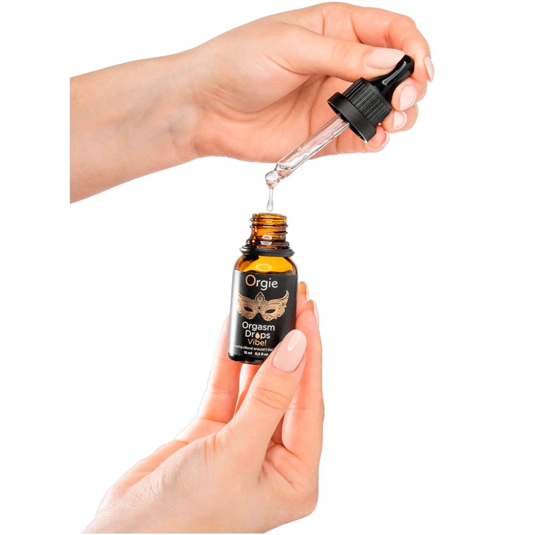 Orgie Orgasm Drops Vibe! Tingling Clitoral Arousal Gel 15ml