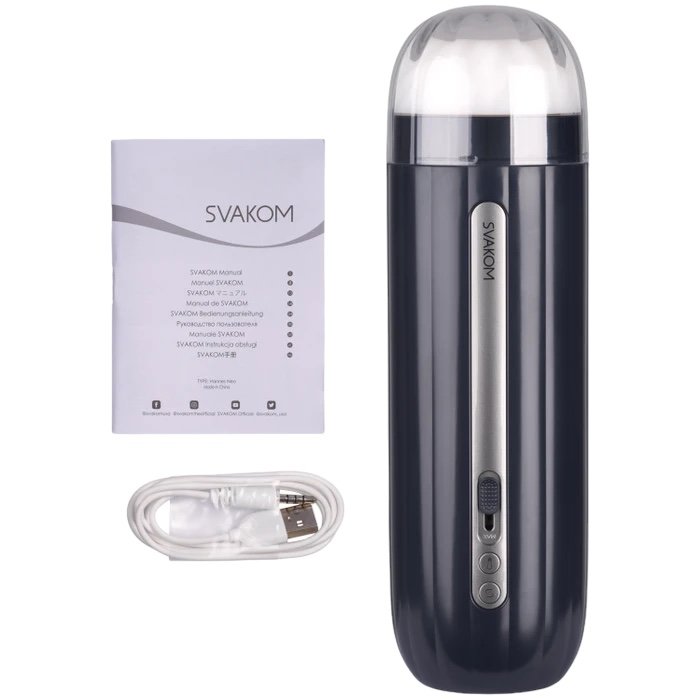Svakom Hannes Neo App Controlled Throbbing and Warming Masturbator