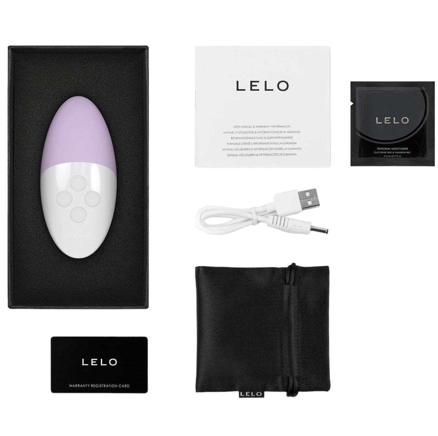 LELO Siri 3 Sound Activated Clitoral Vibrator Calm Lavender