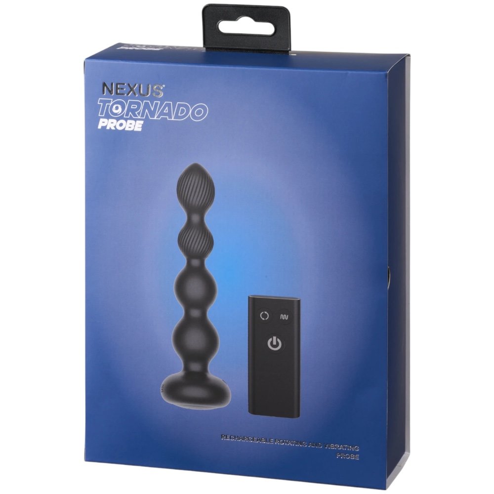 Nexus Tornado Probe Rotating and Vibrating Remote Control Anal Beads
