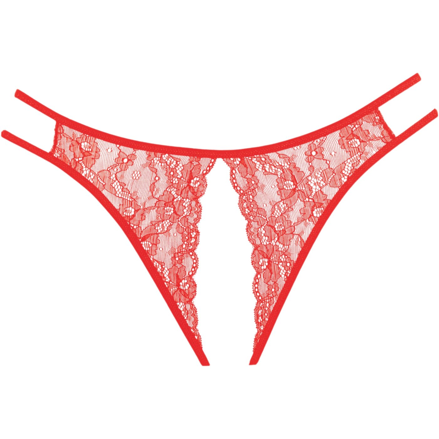 Allure Sweet Honey Crotchless Lace Thong