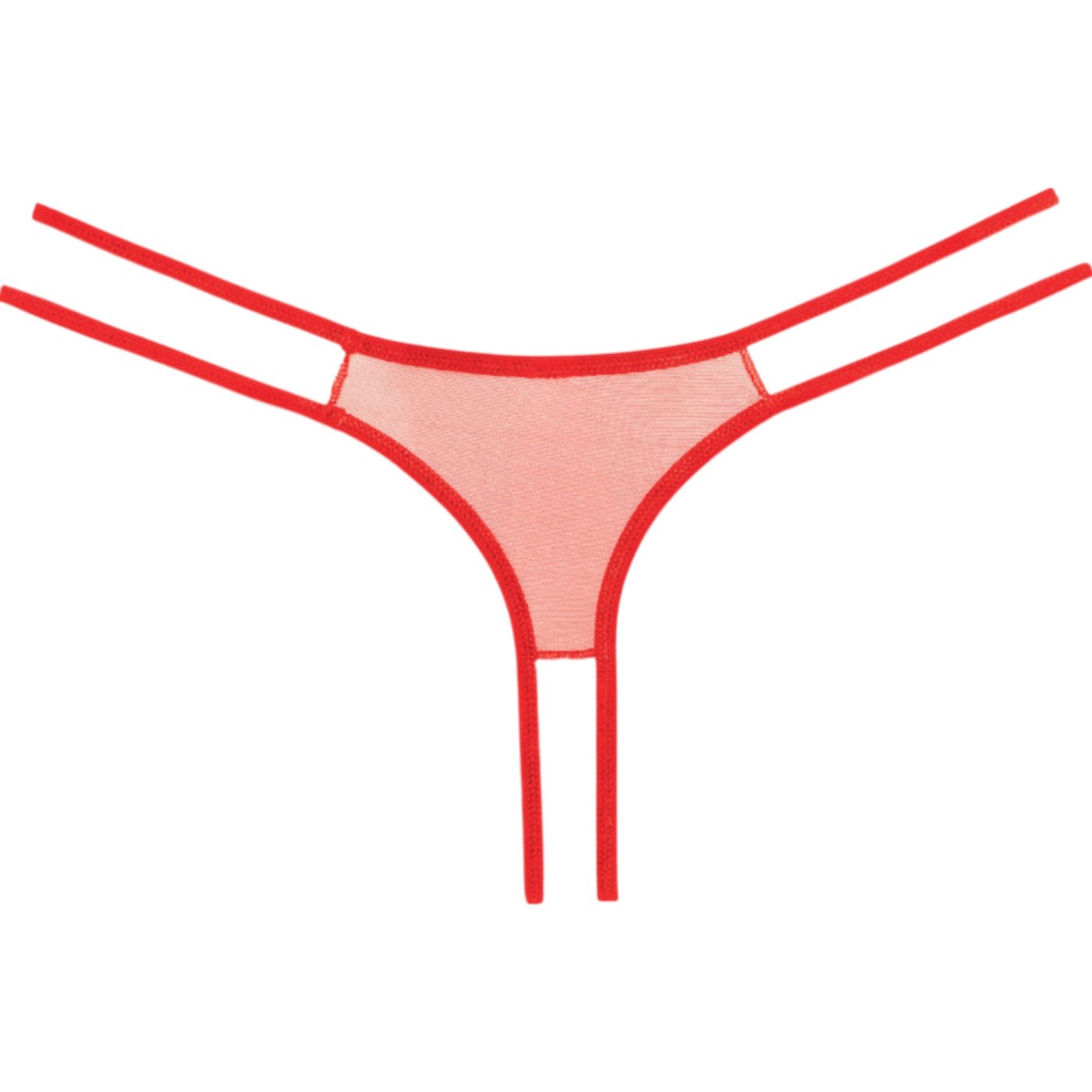 Allure Sweet Honey Crotchless Lace Thong