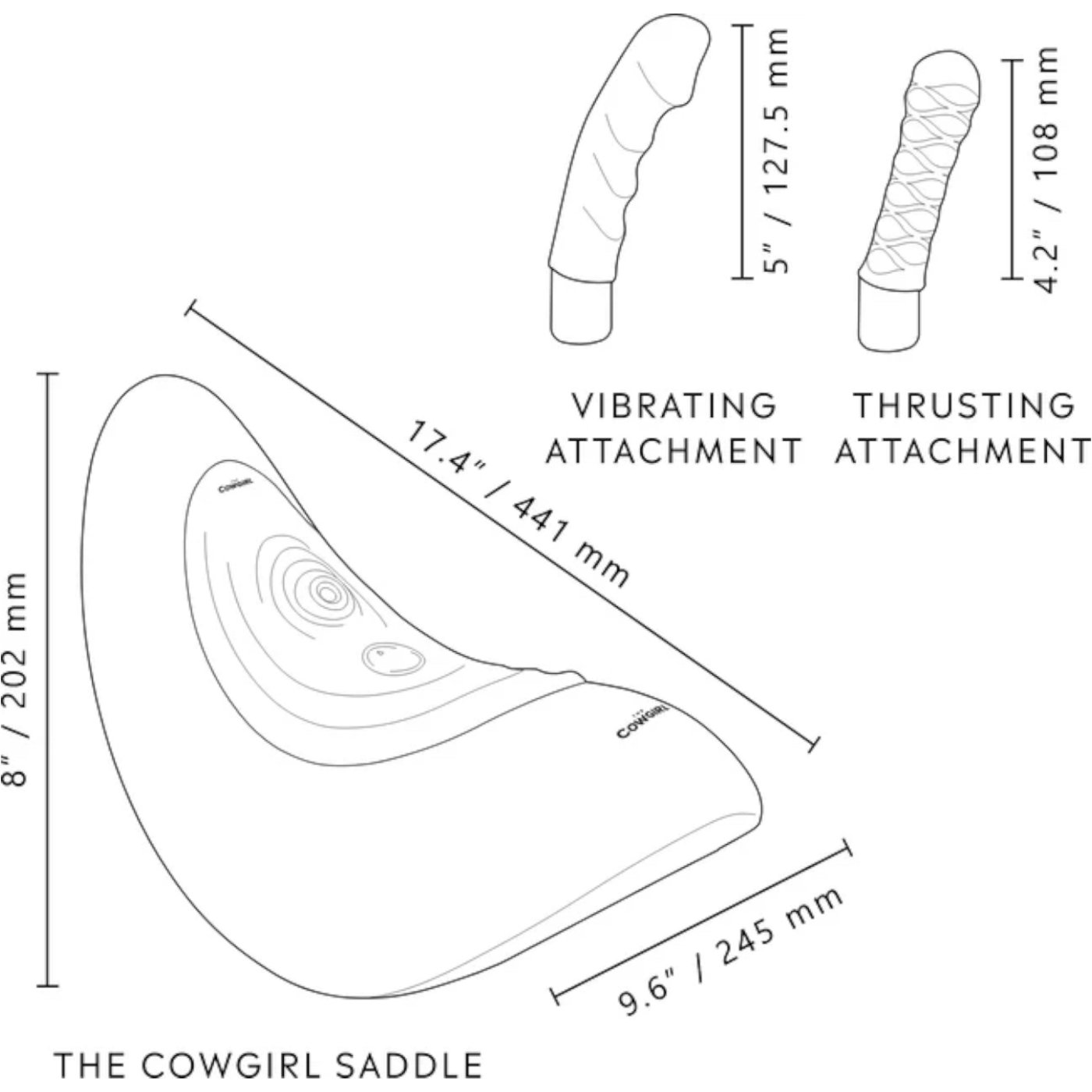 The Cowgirl Saddle Premium Remote Controlled Sex Machine