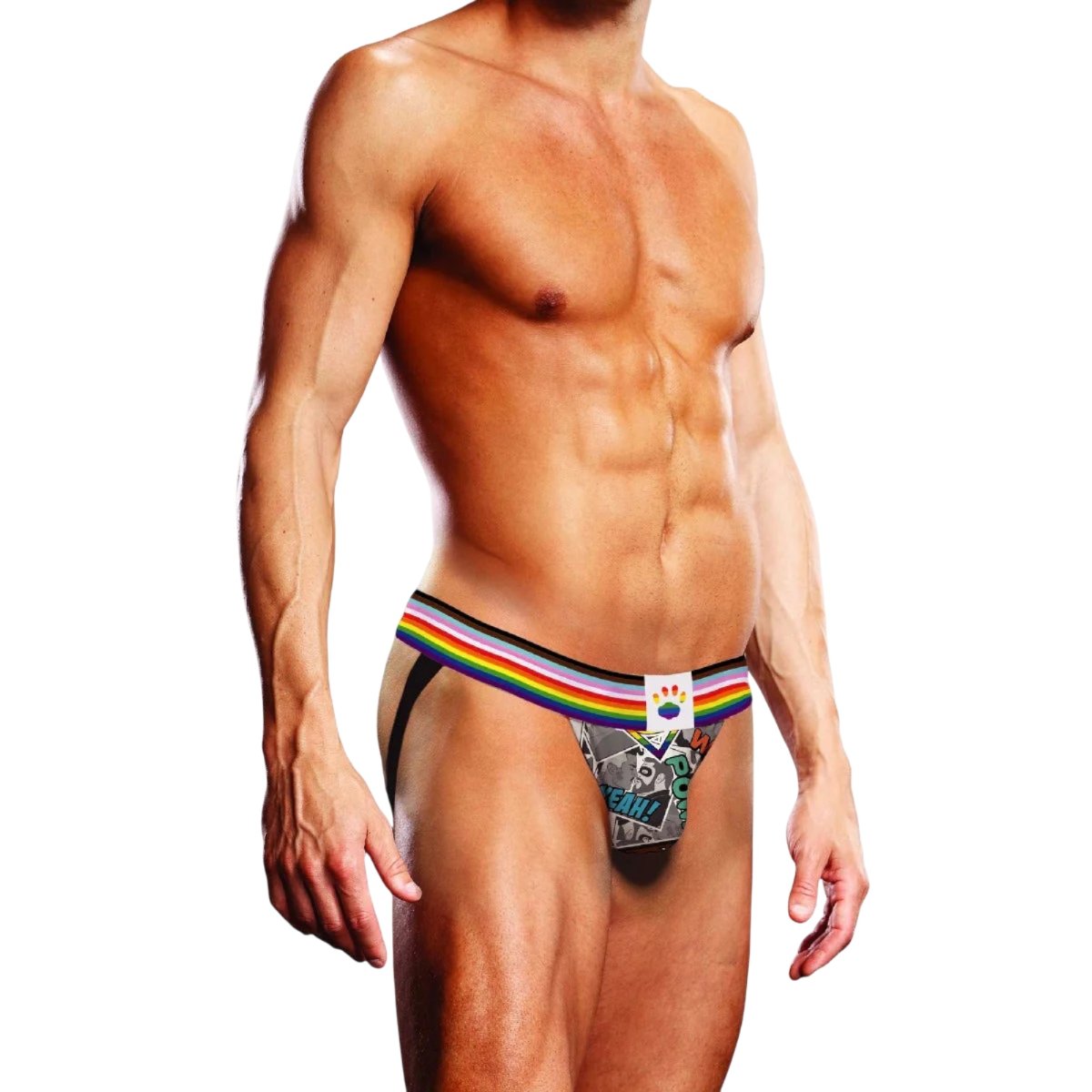 Prowler Comic Book Jockstrap Rainbow