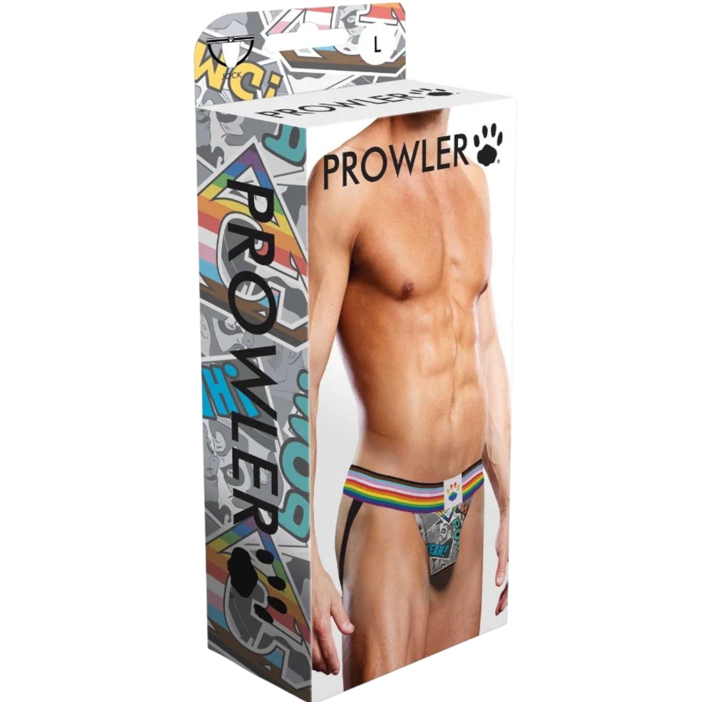 Prowler Comic Book Jockstrap Rainbow