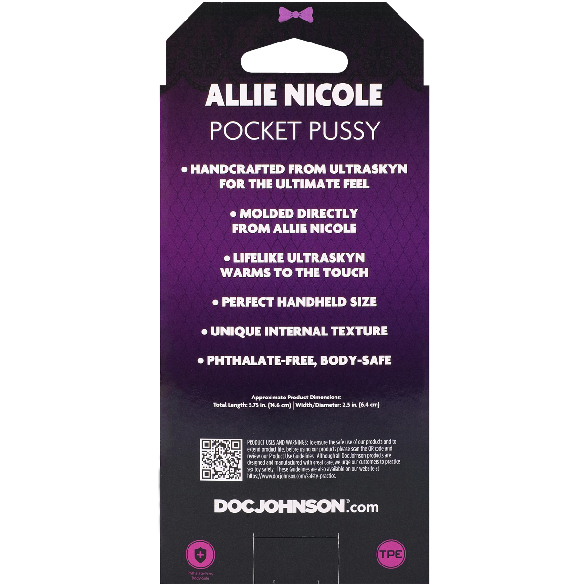Signature Strokers Allie Nicole Pocket Pussy Realistic Male Masturbator