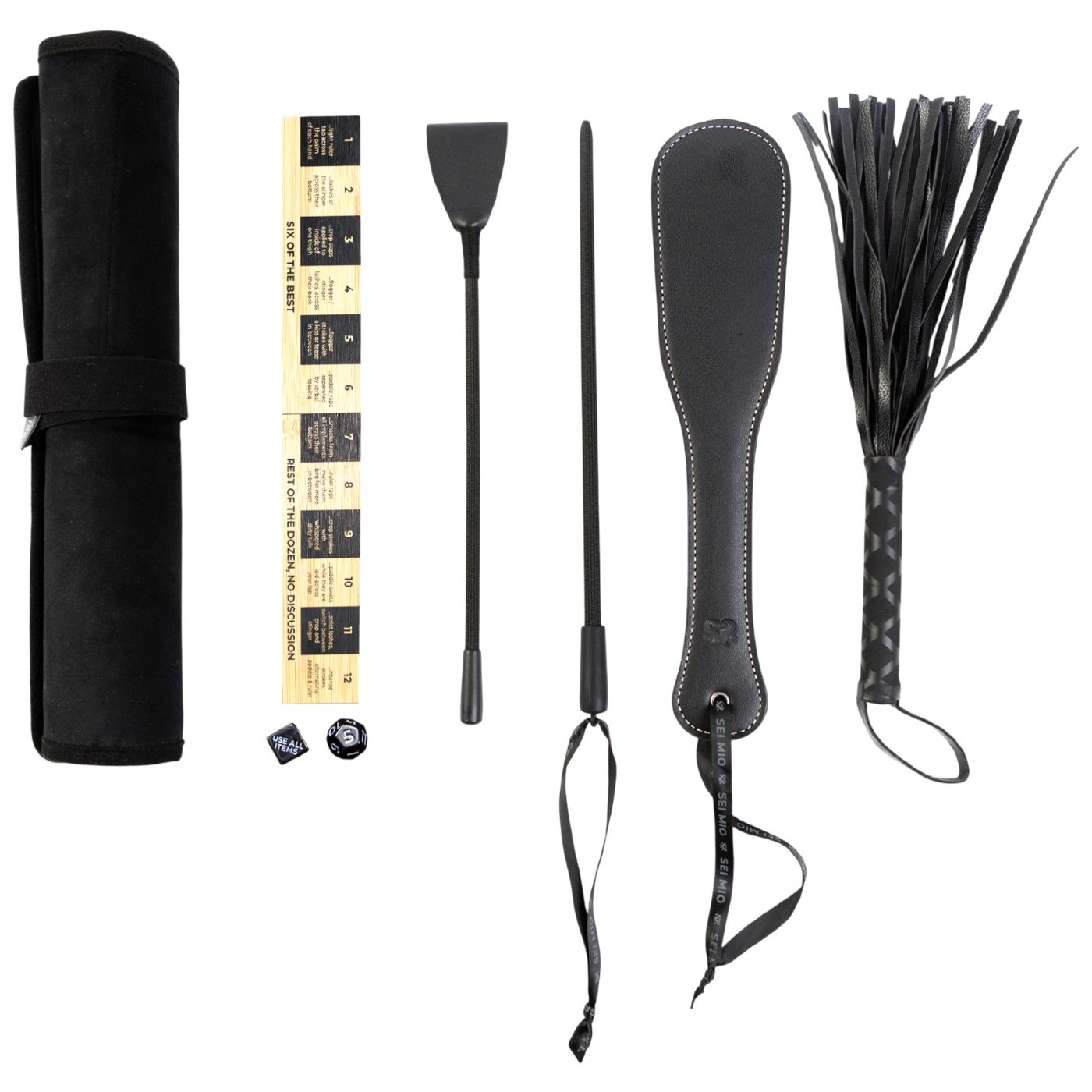 Sei Mio Correction Collection Impactful Punishment Spanking Playkit (6 Piece)