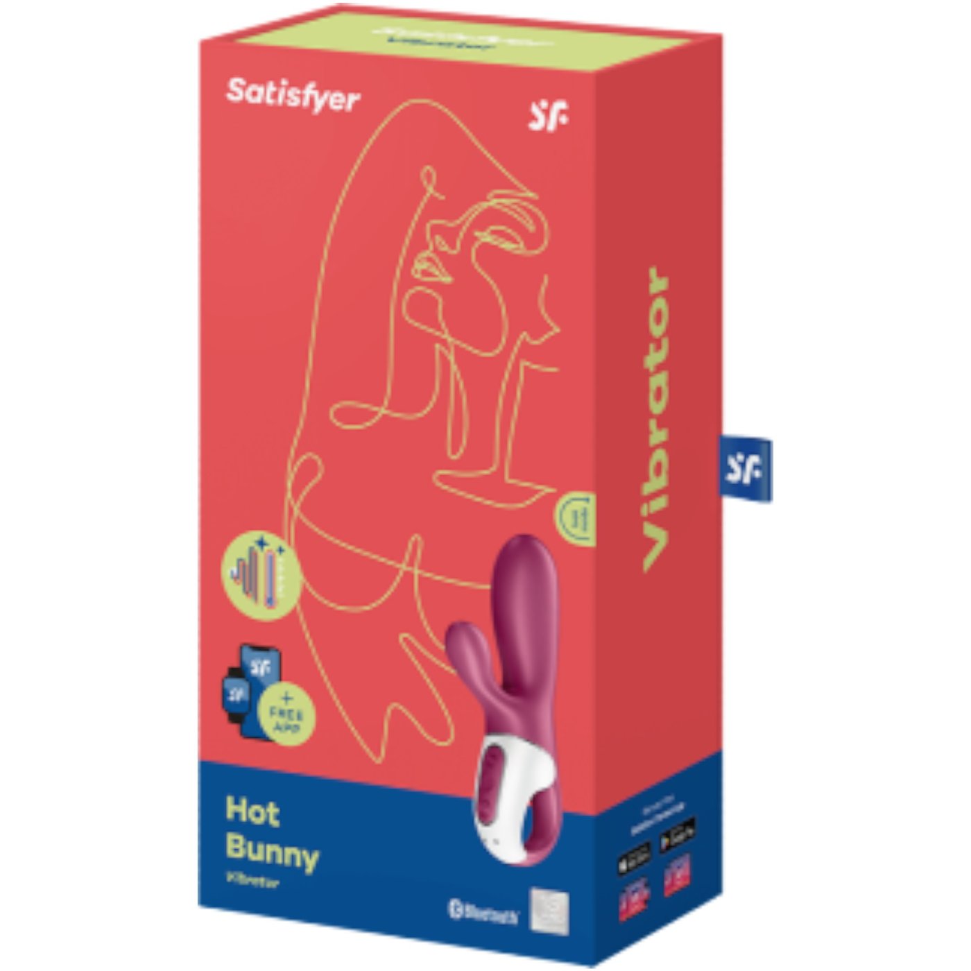 Satisfyer Hot Bunny App-Controlled Warming Rabbit Vibrator