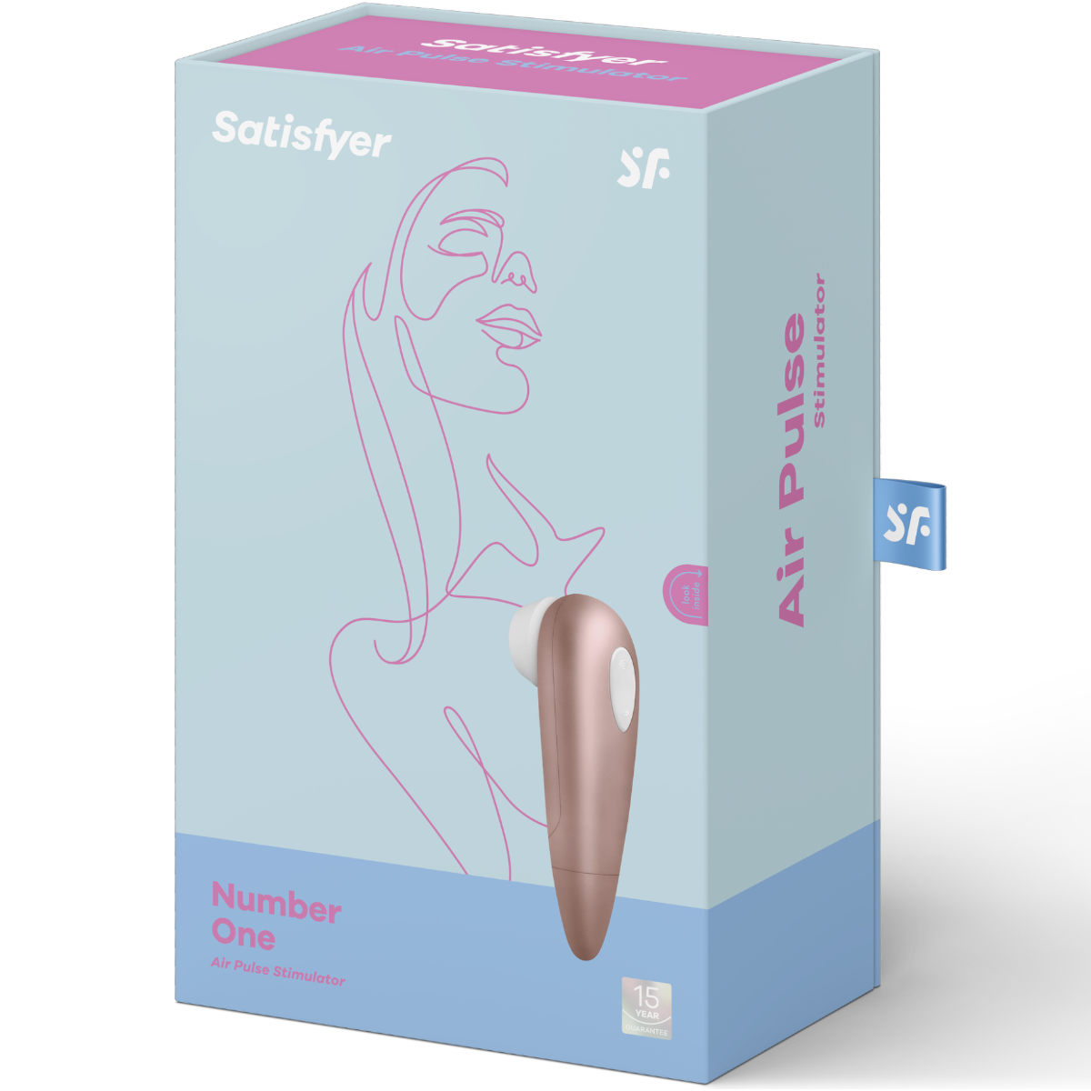 Satisfyer Number One Air Pulse Clitoral Stimulator Rose Gold
