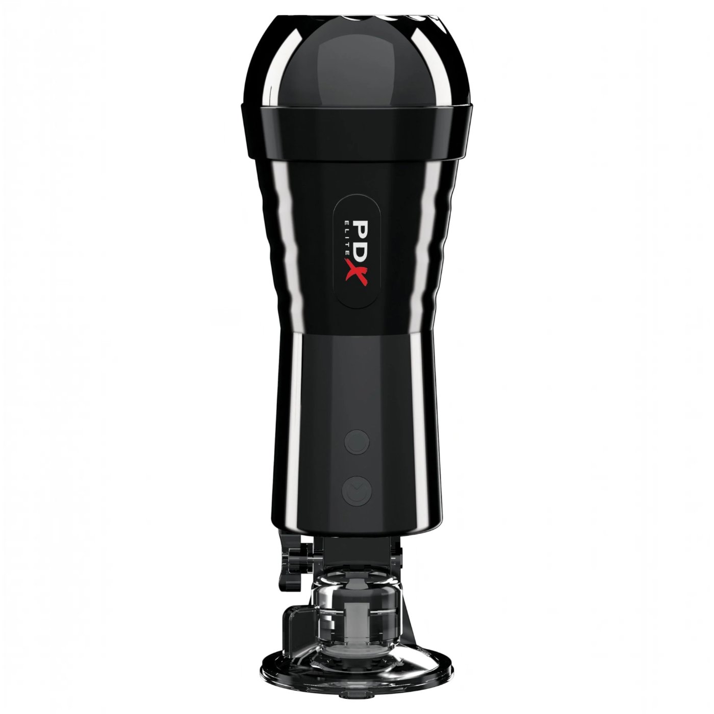 PDX Elite Cock Compressor Vibrating Male Masturbator with Suction Cup