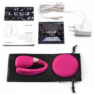 LELO Tiani 3 Remote Controlled Rechargeable Couples Vibrator Cerise