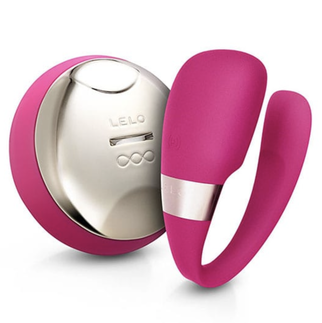 LELO Tiani 3 Remote Controlled Rechargeable Couples Vibrator Cerise