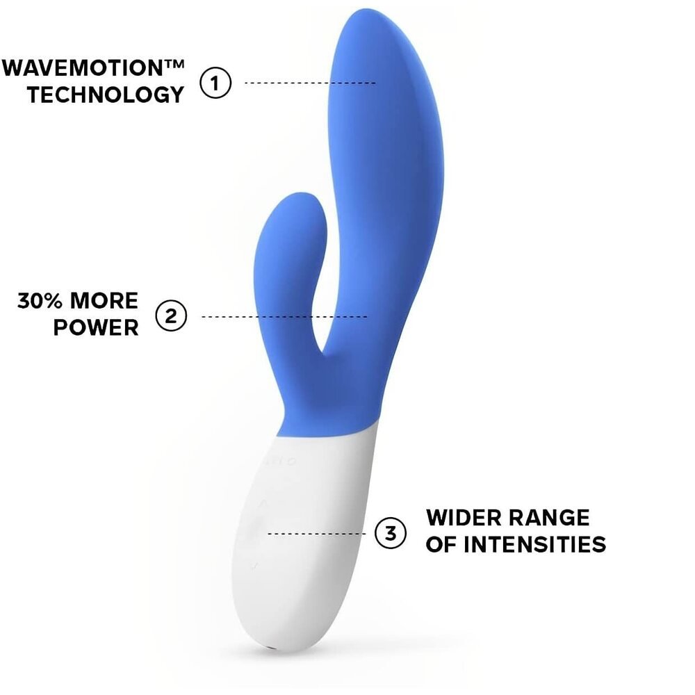 Lelo Ina Wave 2 Dual-Action Rabbit Vibrator Blue