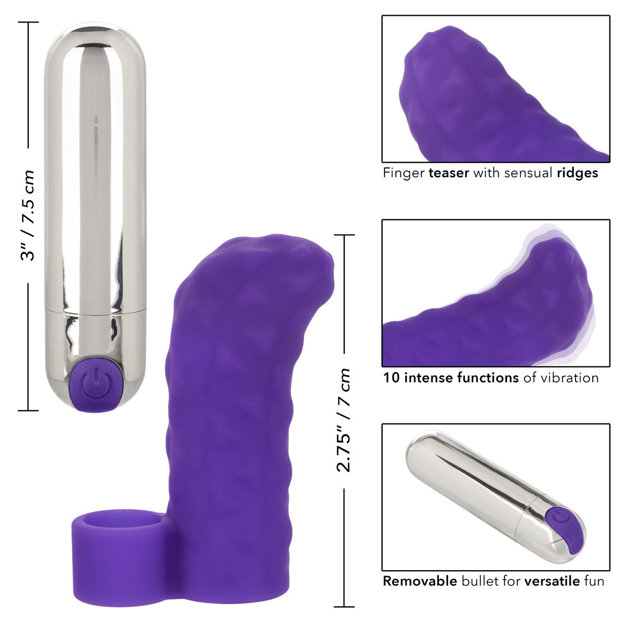 Intimate Play Rechargeable Finger Teaser 3 Inch