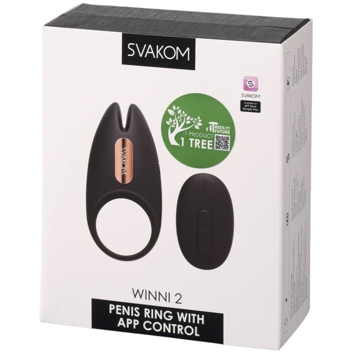 Svakom Winni 2 App and Remote Controlled Couples Cock Ring
