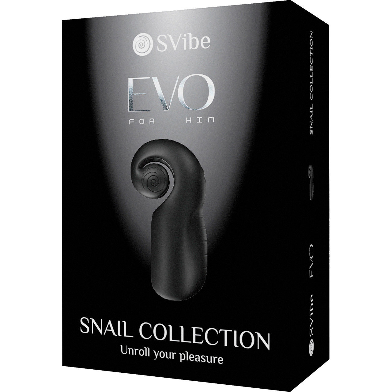 Snail Vibe Evo Vibrating Masturbator Black