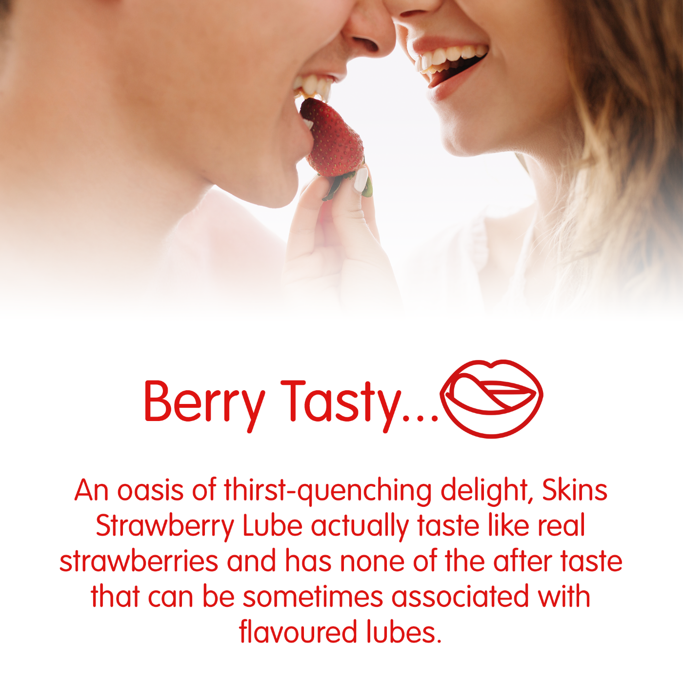 Skins Strawberry Water Based Lubricant 5ml