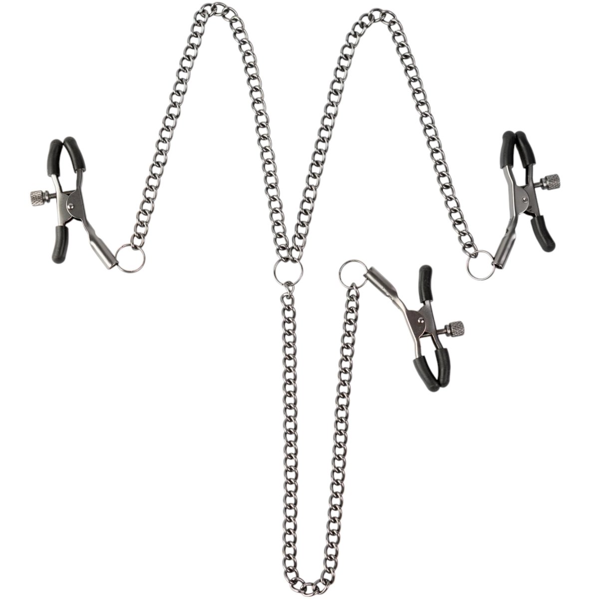 Sei Mio Triple Tease Adjustable Nipple Clamps and Clit Clamp – Sei Mio