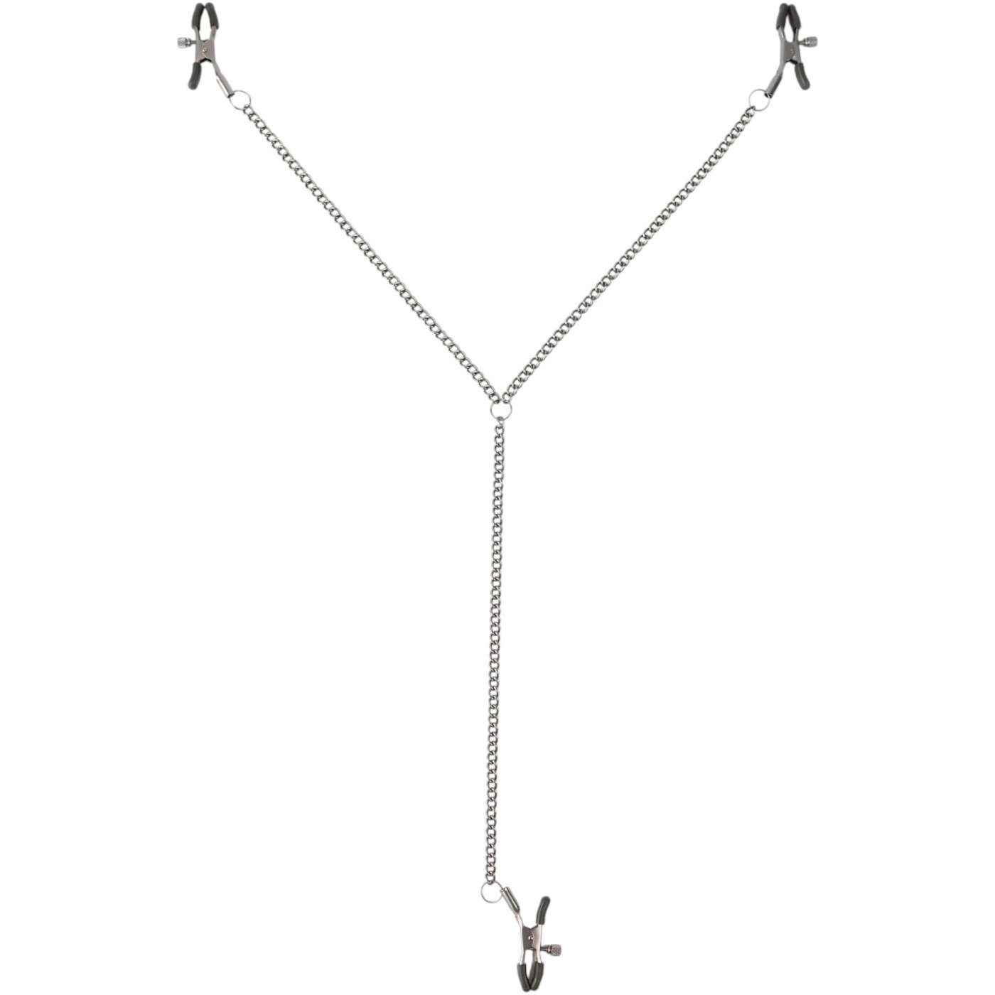 Sei Mio Triple Tease Adjustable Nipple Clamps and Clit Clamp