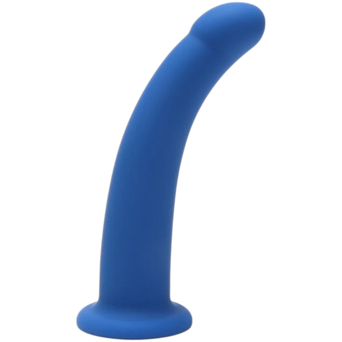 Me You Us Curved Dildo Blue 6 Inch