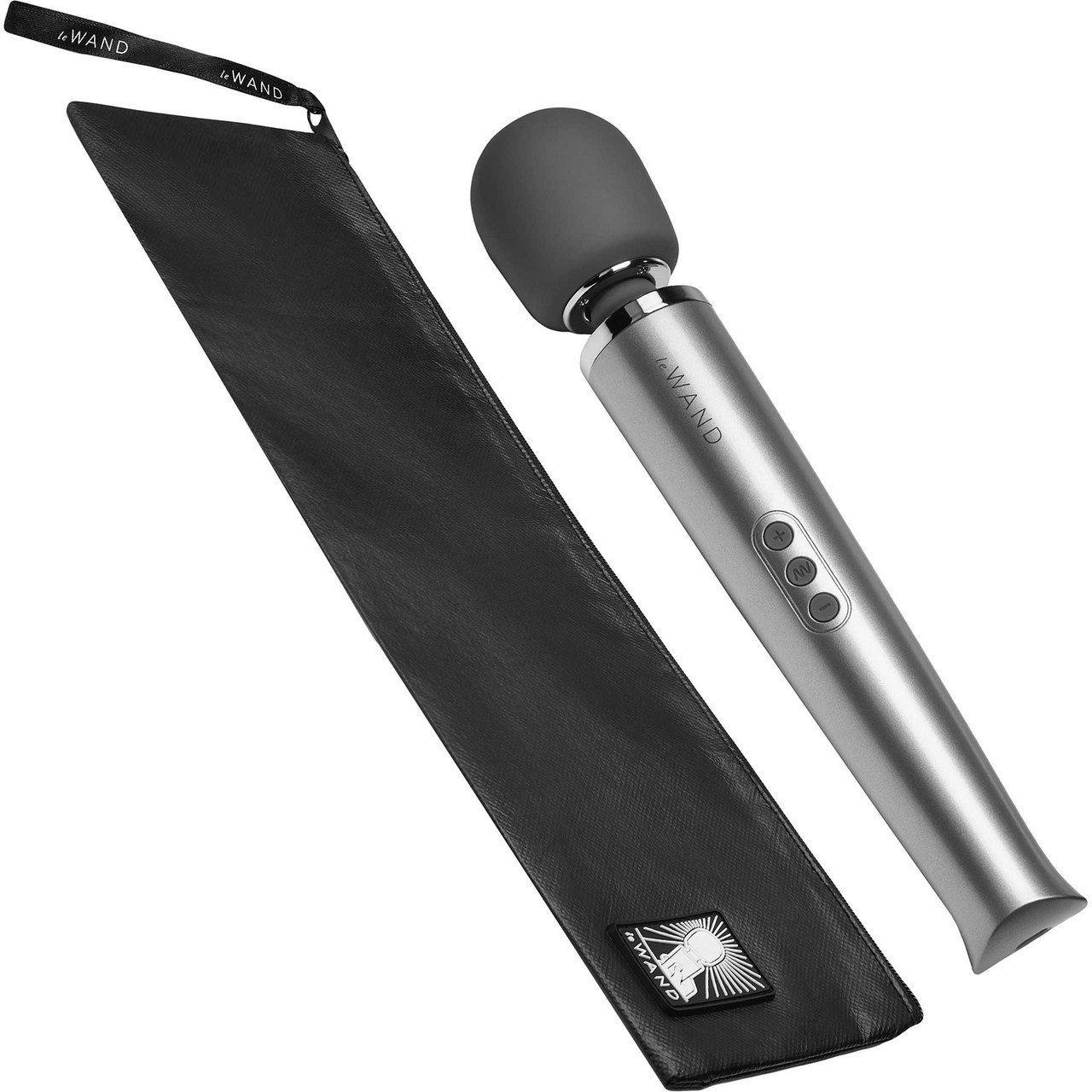 Le Wand Rechargeable Massage Wand Vibrator Grey