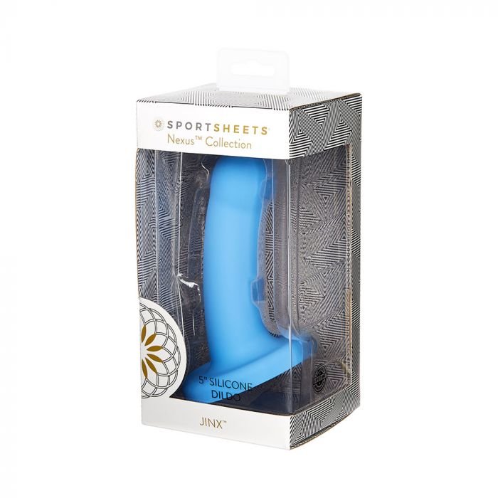 Nexus Jinx Silicone Dildo 5" - Periwinkle