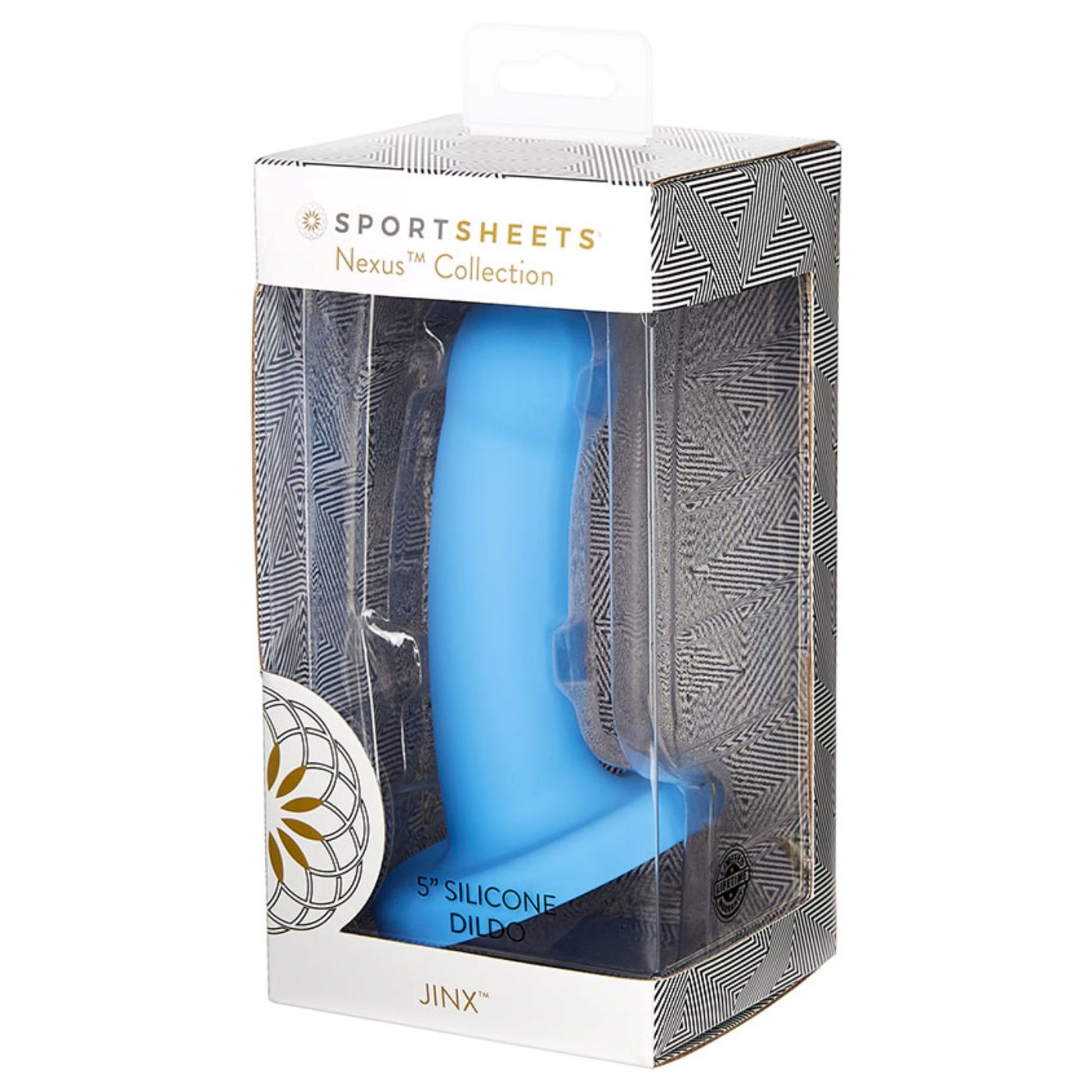Sportsheets Nexus Jinx Silicone Dildo with Suction Cup 5 Inch Periwinkle