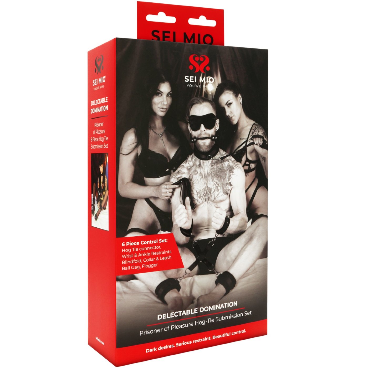 Sei Mio Delectable Domination Supreme Hog Tie Submissive Play Set (6 Piece)