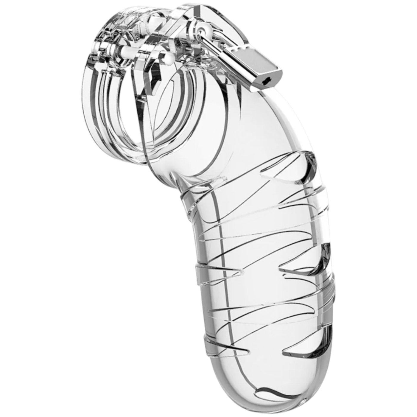 Man Cage Model 05 Transparent Chastity Cage 5.5 Inch