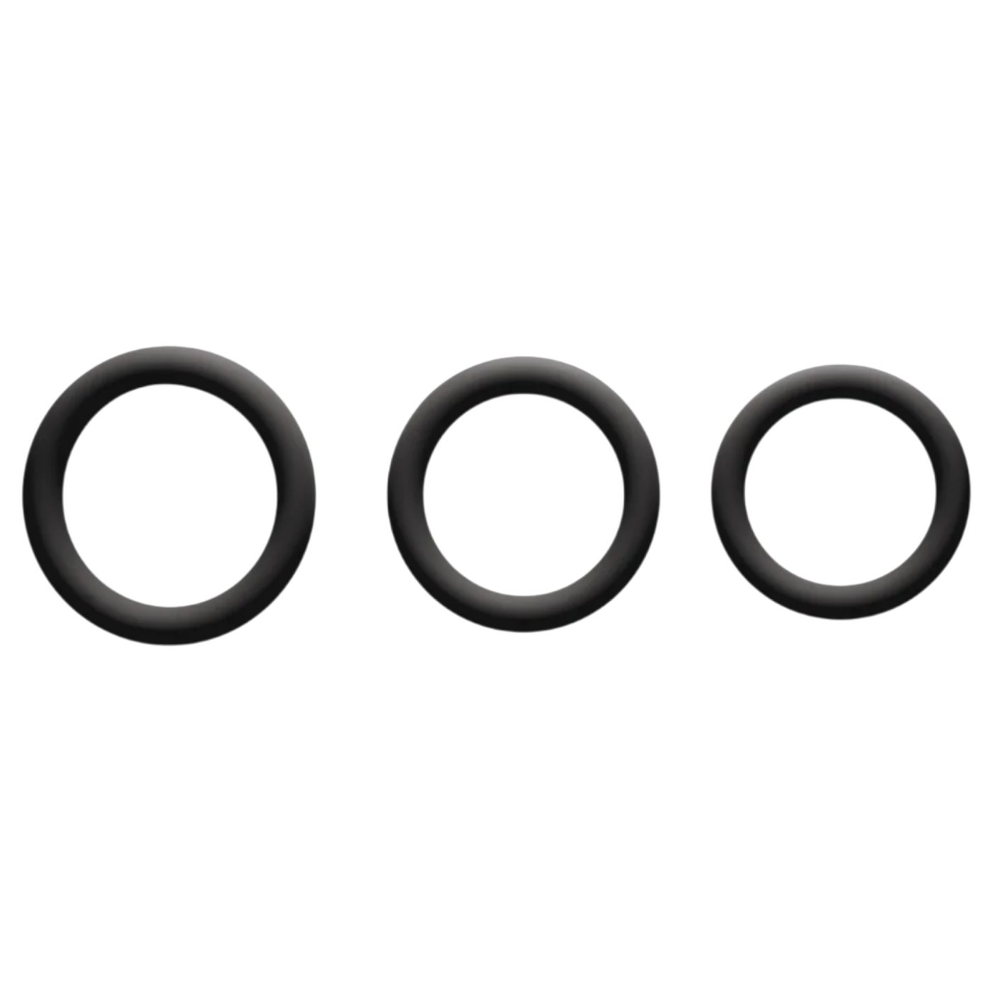 Me You Us Signature Chubby Silicone Cock Ring Set (3 Pack)