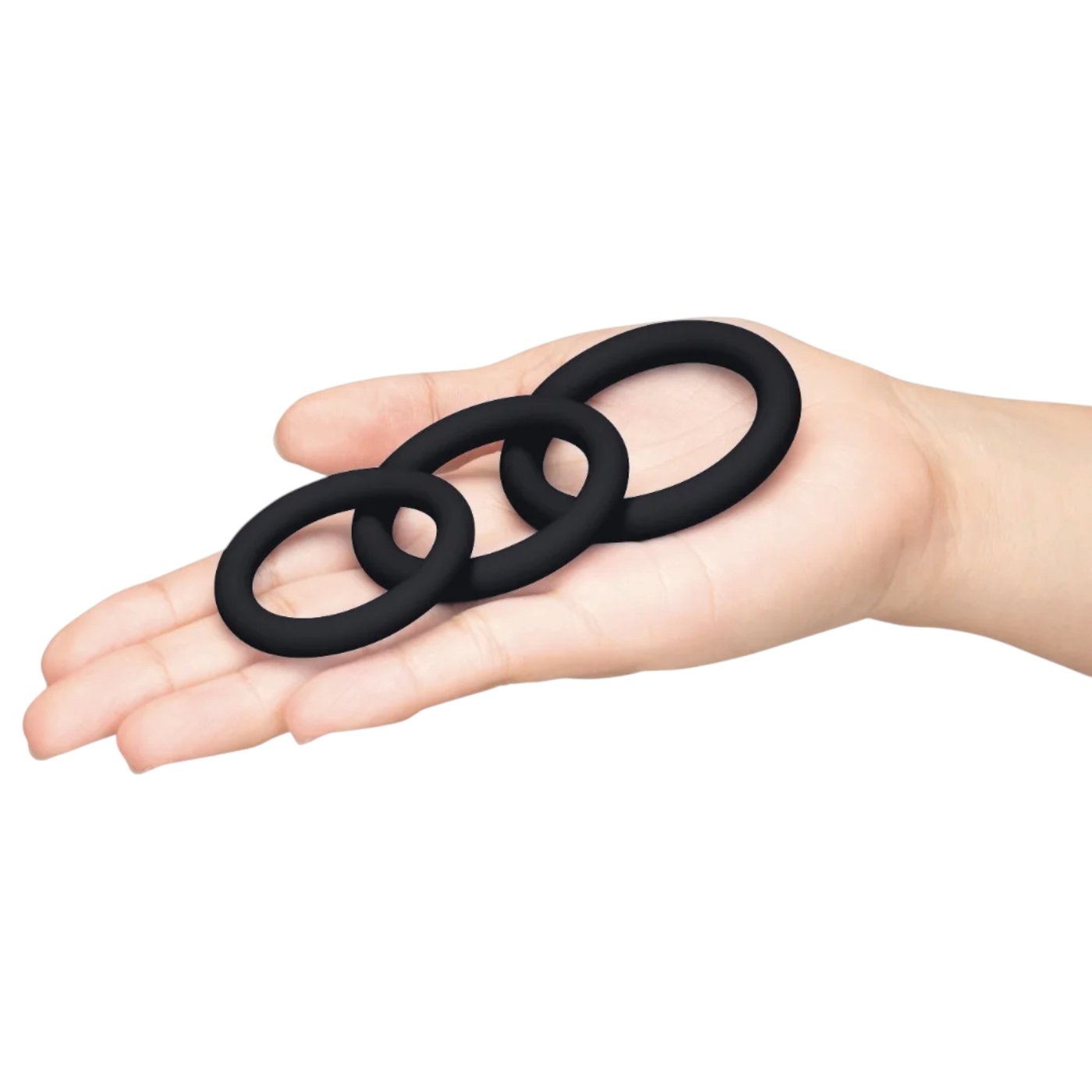 Me You Us Signature Chubby Silicone Cock Ring Set (3 Pack)