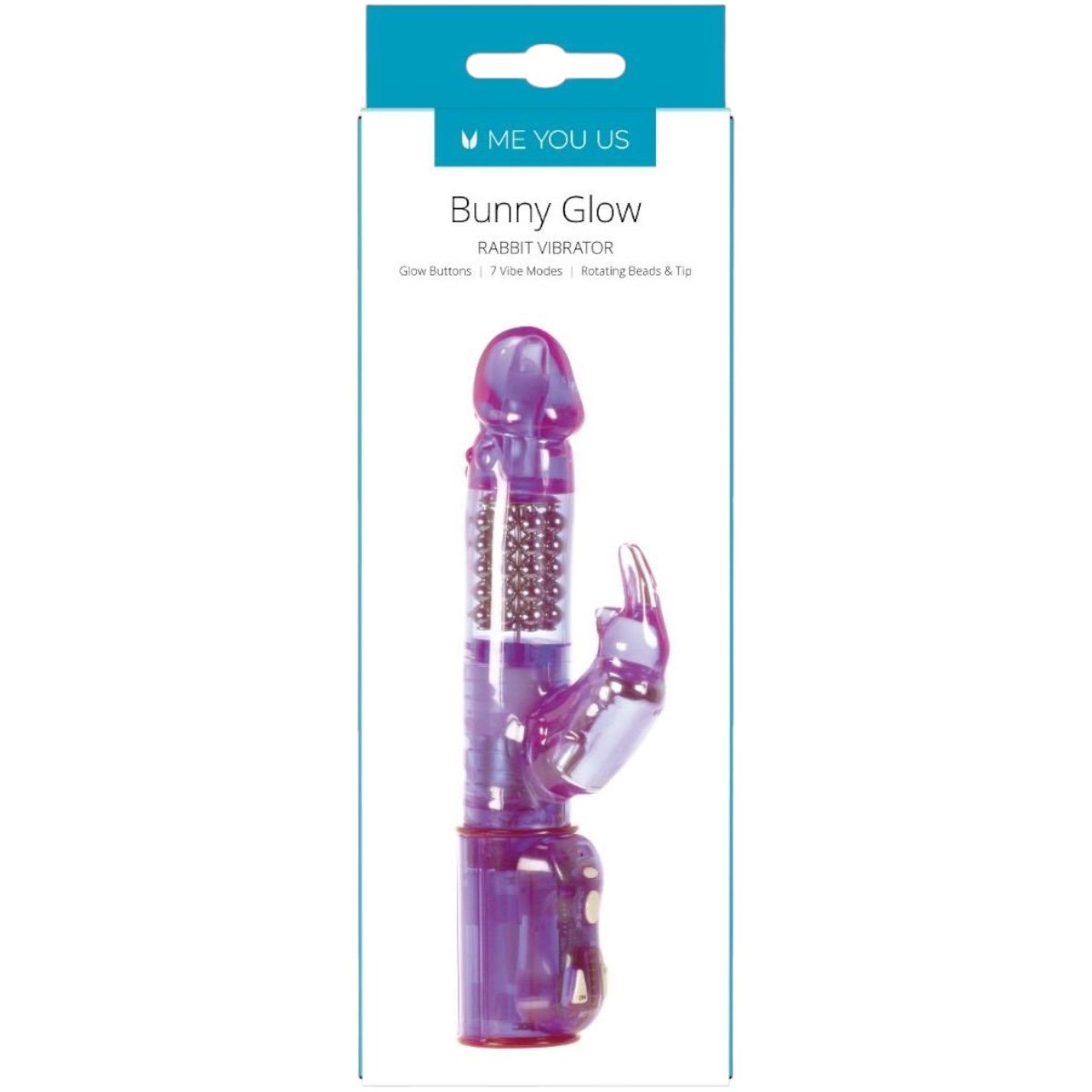 Me You Us Bunny Glow Rabbit Vibrator Purple
