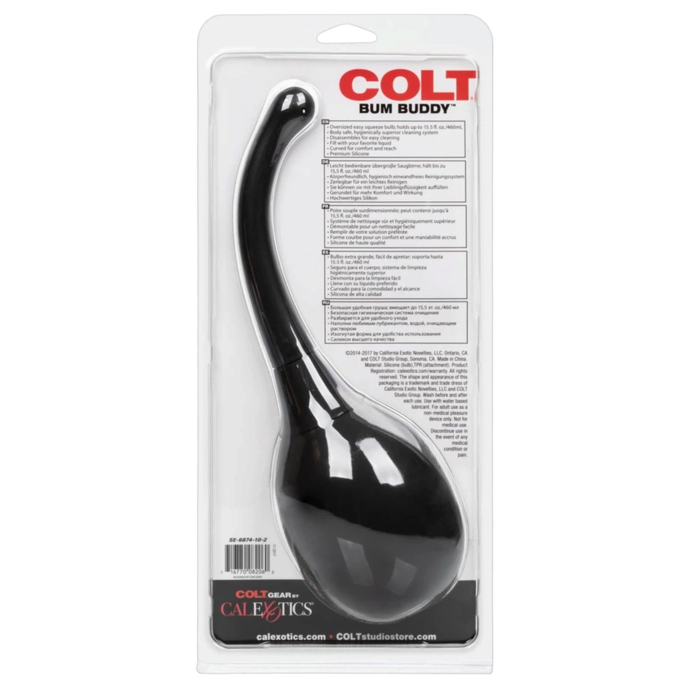 COLT Bum Buddy Anal Douche 460ml Black