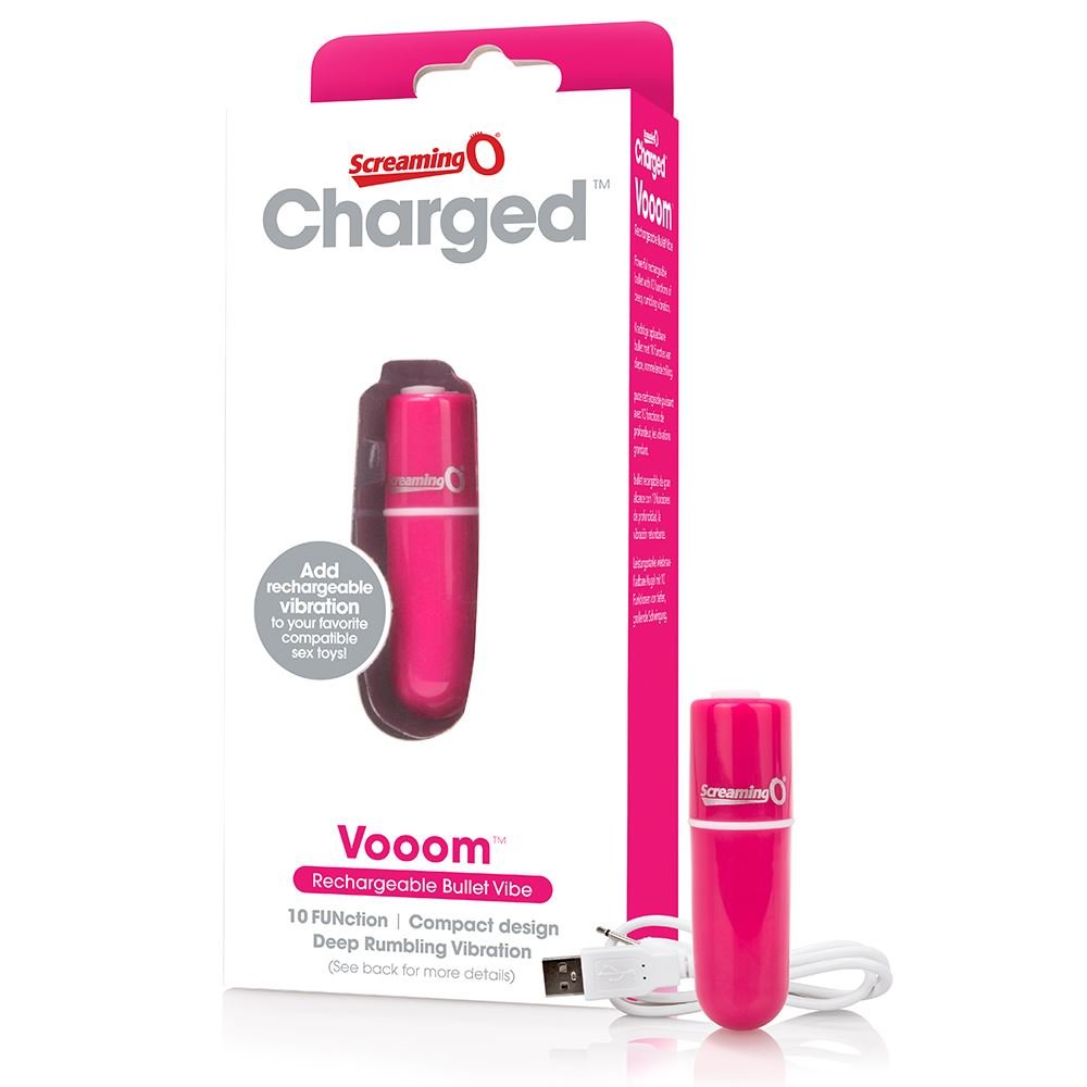 Screaming O Vooom Rechargeable Bullet Vibrator Pink