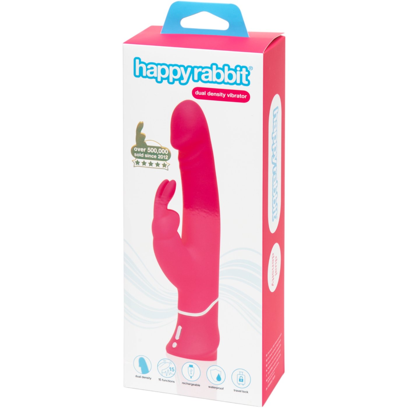 Happy Rabbit Realistic Dual-Density Rechargeable Rabbit Vibrator