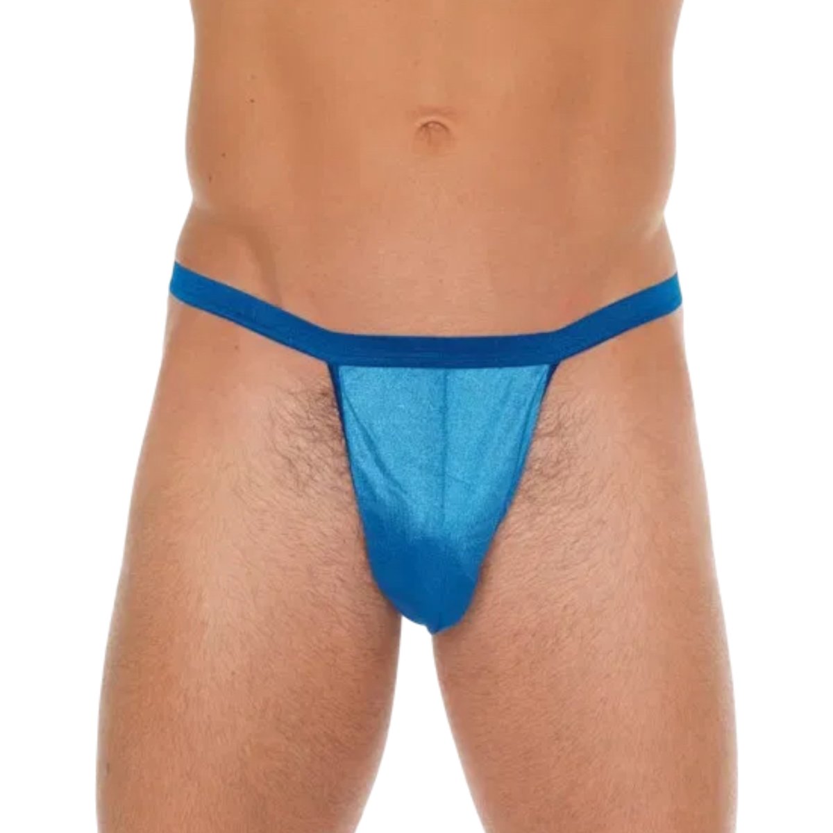 Rimba Men’s Blue Nylon Pouch G-String