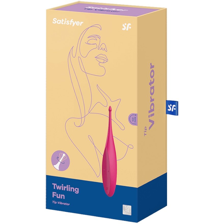Satisfyer Twirling Fun Rechargeable Clitoral Stimulator Magenta