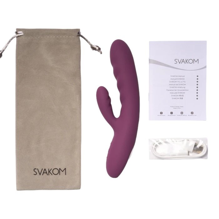 Svakom Avery Rechargeable Thrusting Rabbit Vibrator