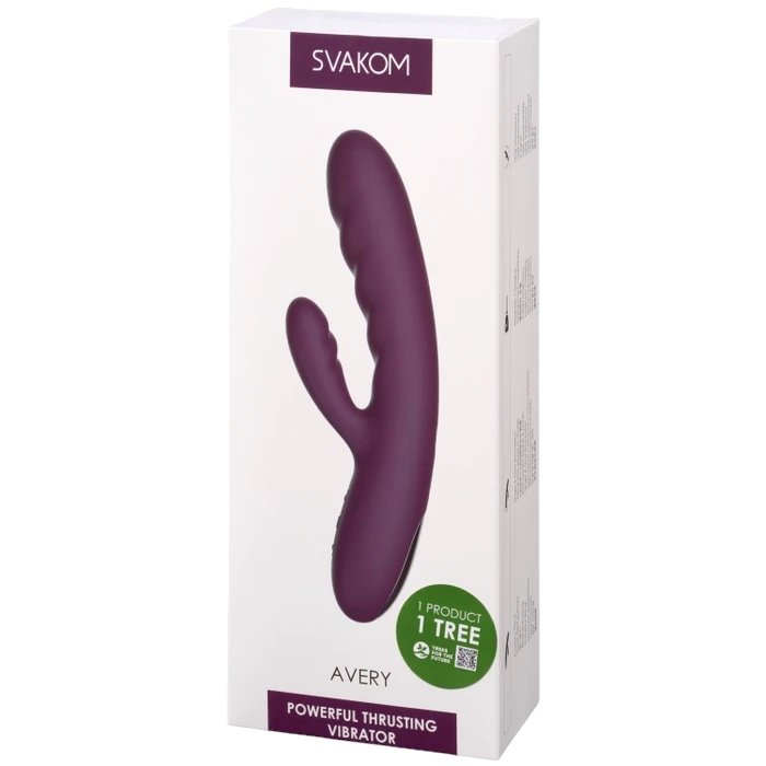 Svakom Avery Rechargeable Thrusting Rabbit Vibrator