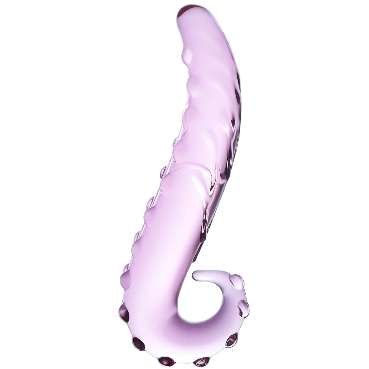 Glas Lick-it Tentacle Textured Glass Dildo 6 Inch