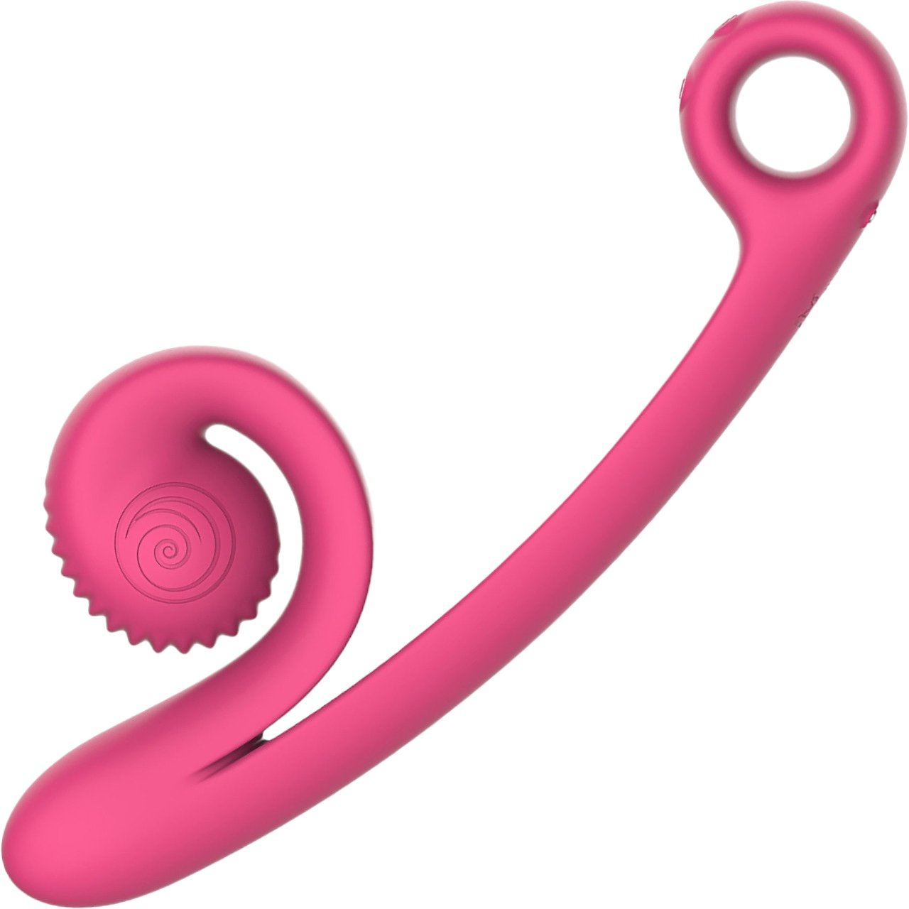 Snail Vibe Curve Rechargeable Powerful Dual Vibrator Pink