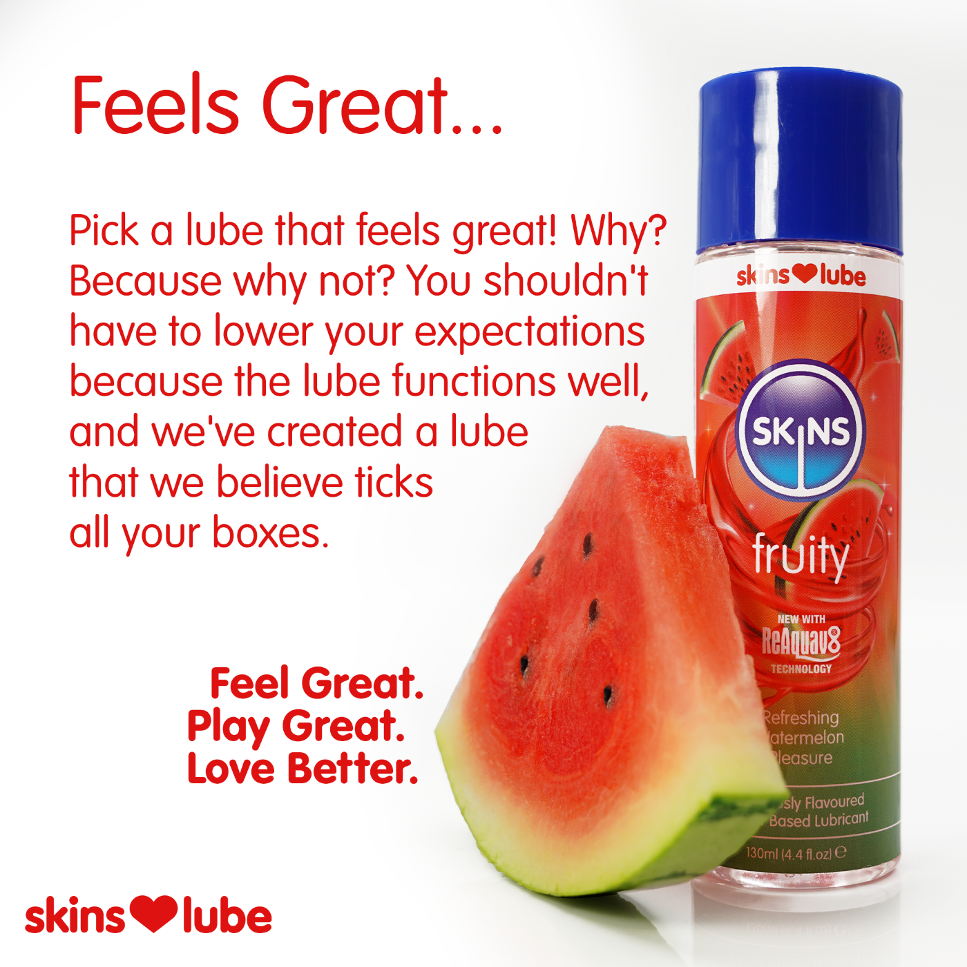 Skins Watermelon Water Based Lubricant 5ml
