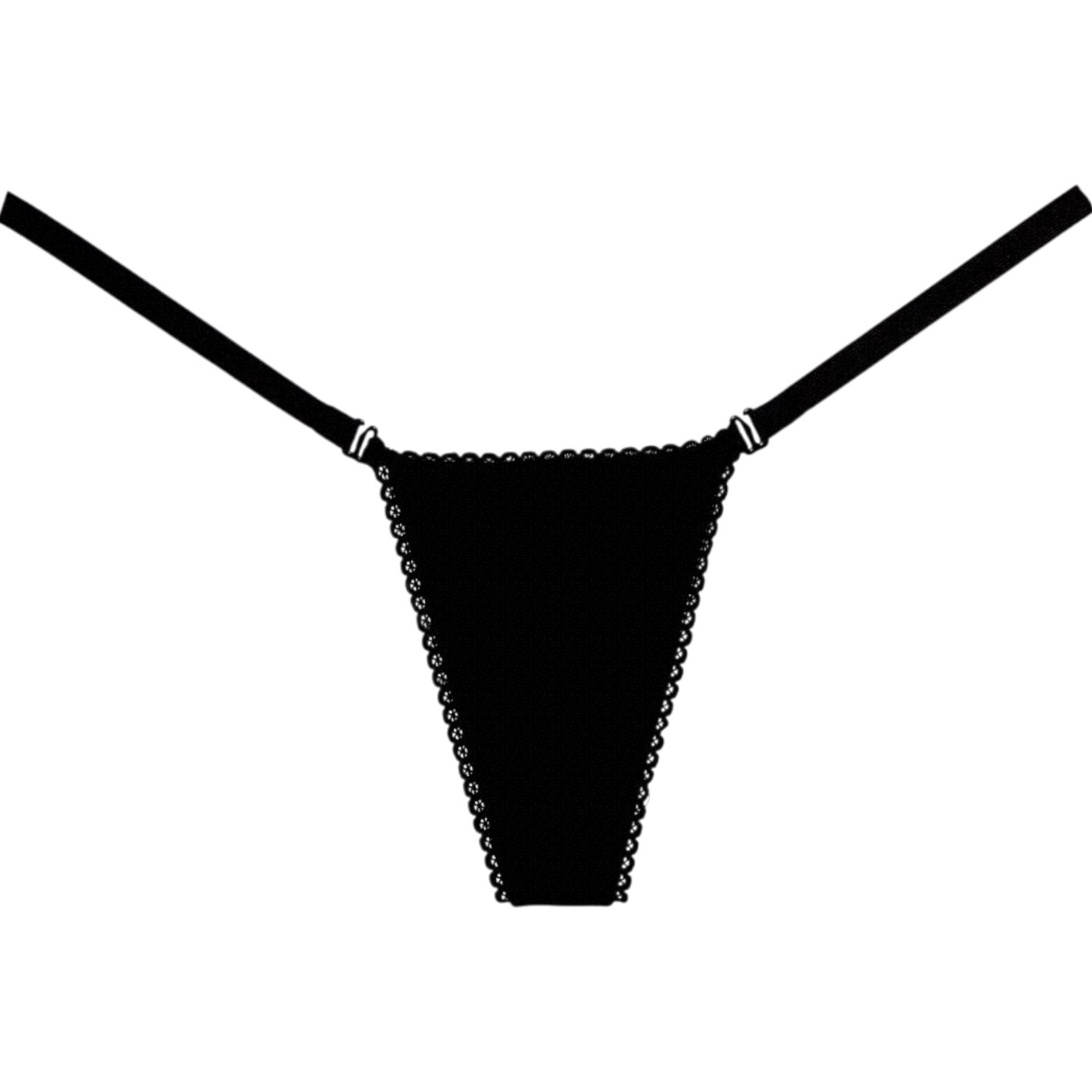 Allure Between The Cheats Wet Look G-String