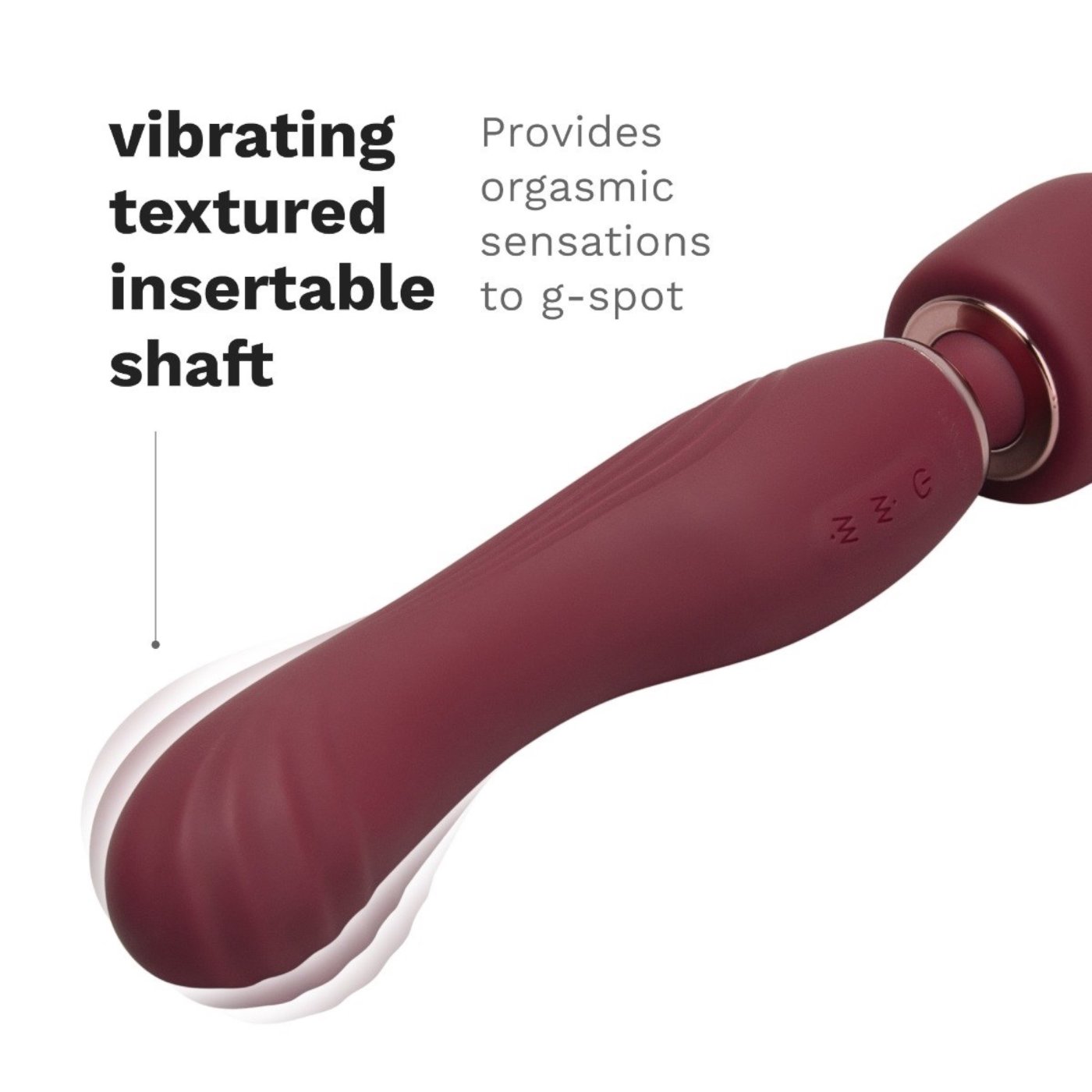 Le Wand Flat Top Fusion G Double-Ended Petite Wand Vibrator