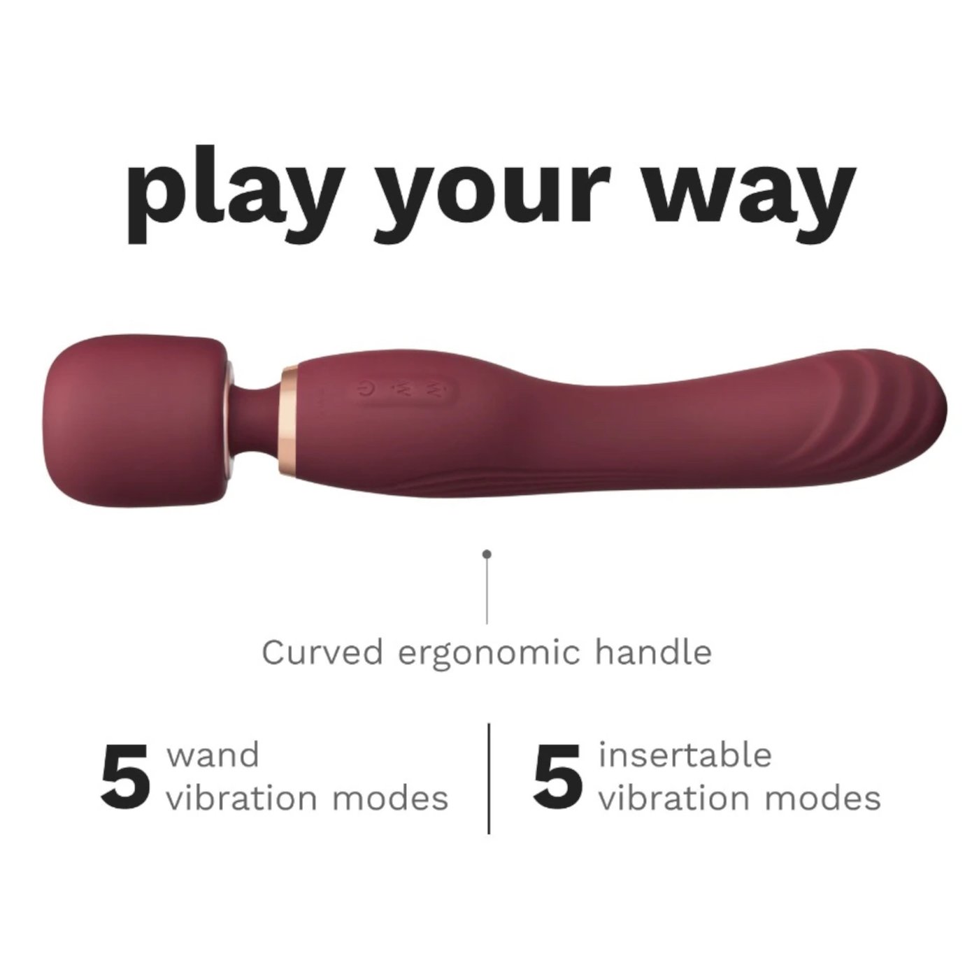 Le Wand Flat Top Fusion G Double-Ended Petite Wand Vibrator
