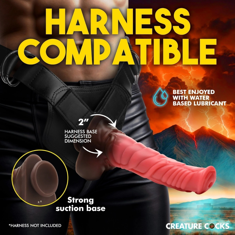 Creature Cocks Deluxe Centaur Remote-Control Thrusting & Vibrating Silicone Dildo