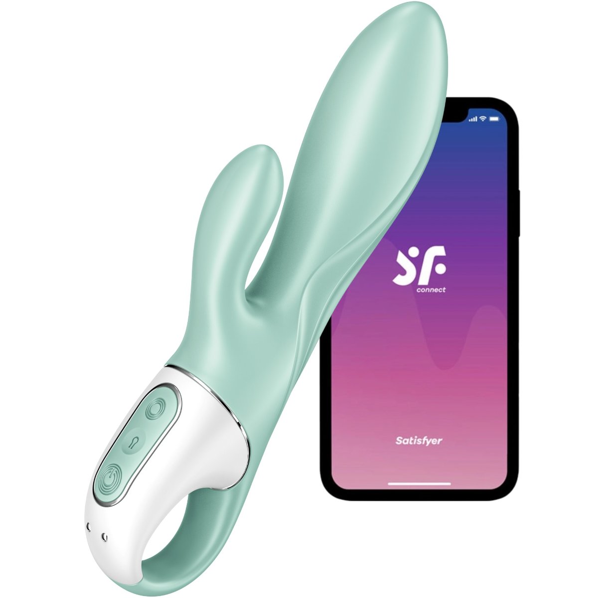 Satisfyer Air Pump Bunny 5 App Controlled Inflatable Rabbit Vibrator